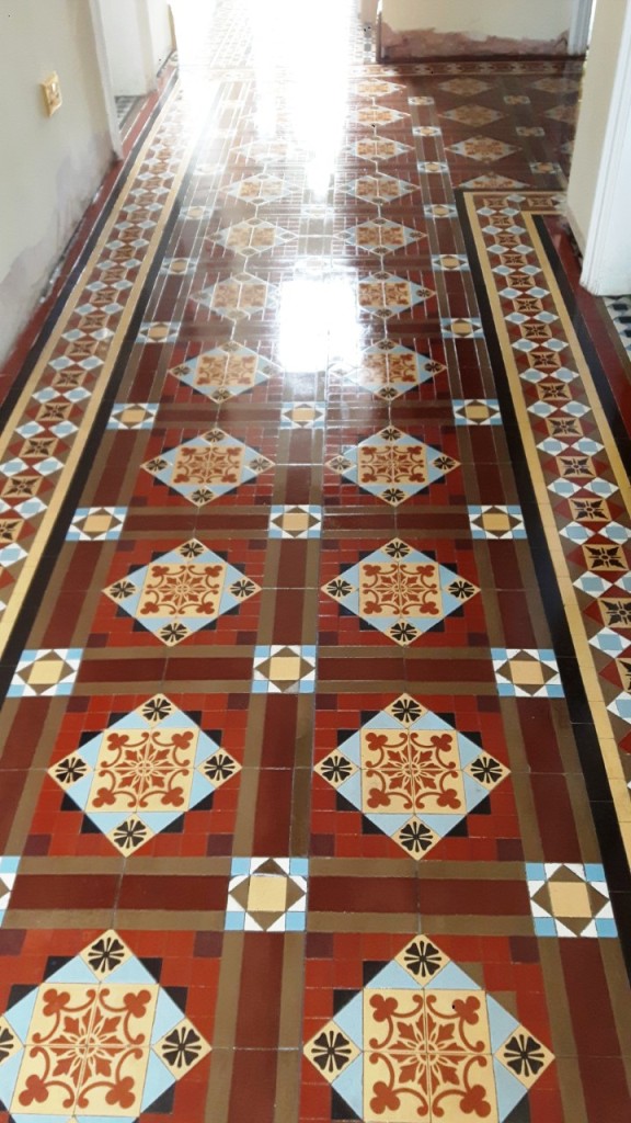 Victorian Tiled Floor After Renovation Warley