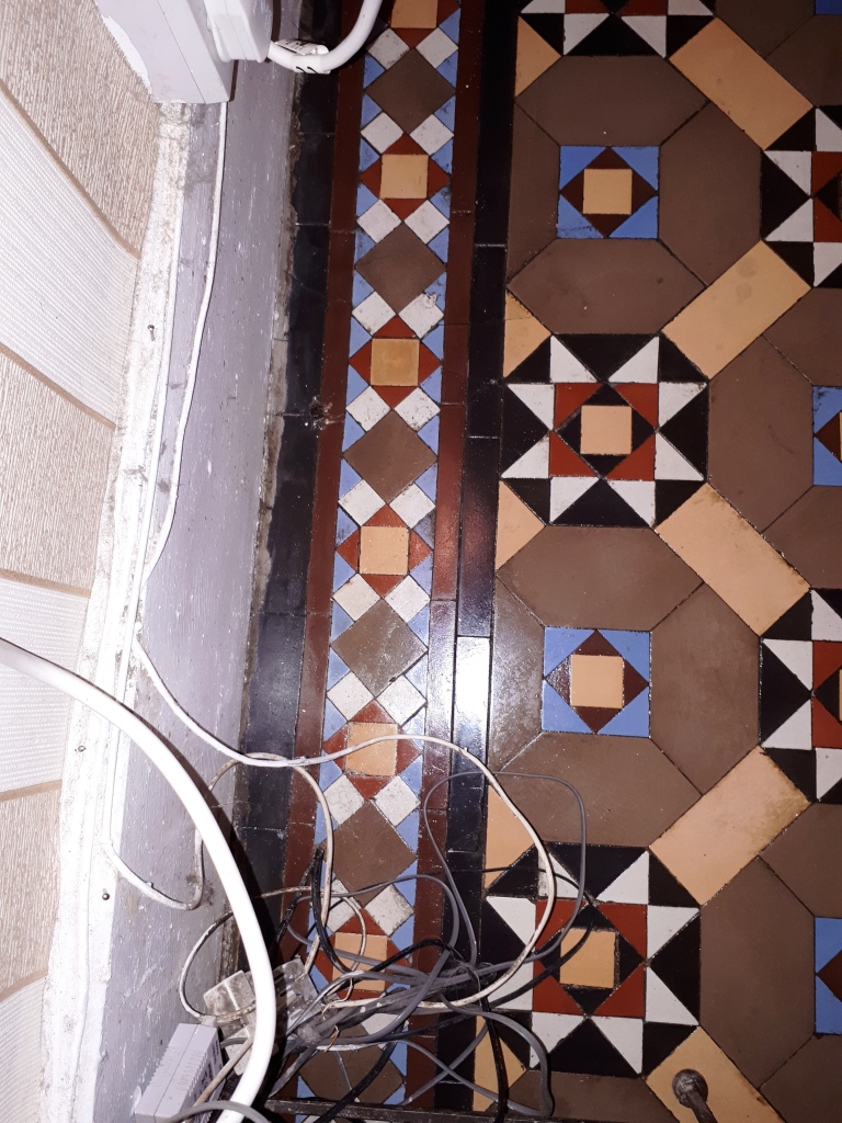 Victorian Tiled Hallway Floor After Cleaning Dudley