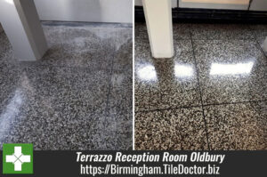 Terrazzo Reception Room Restoration for Business in Oldbury