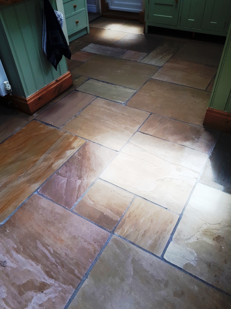 Sandstone Floor After Sealing Wolverhampton