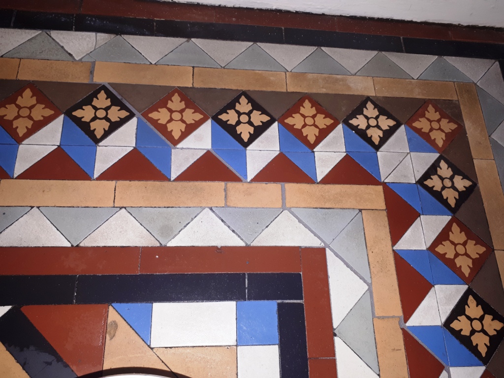 Victorian Tiled Hallway Tipton During Tile Repair