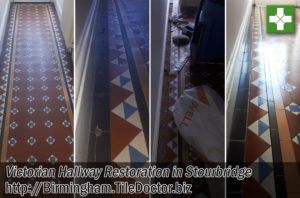 Victorian Tiled Floor Restoration Stourbridge