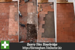 Quarry Tiled Floor Restoration Stourbridge