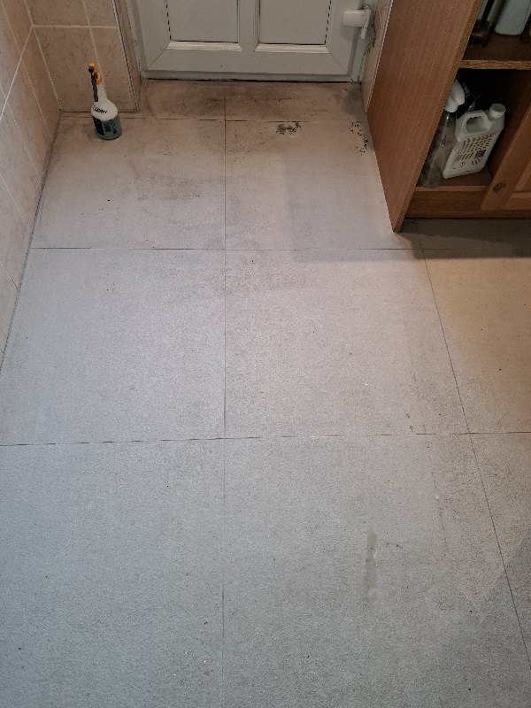 Porcelain Tiled Floor Before Cleaning Edgbaston